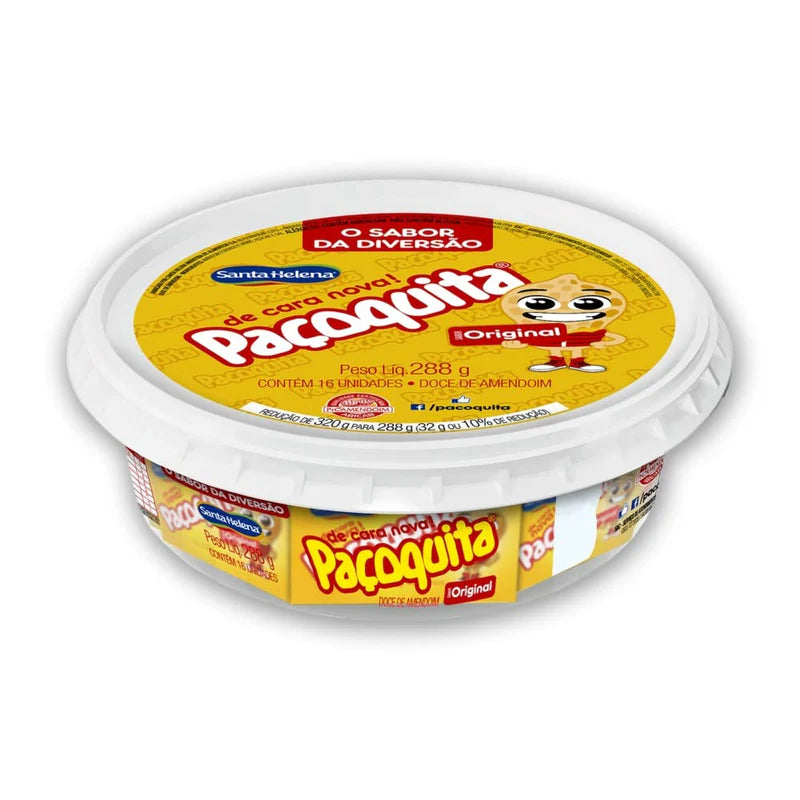 PAÇOQUITA SANTA HELENA RETANGULAR 288 G