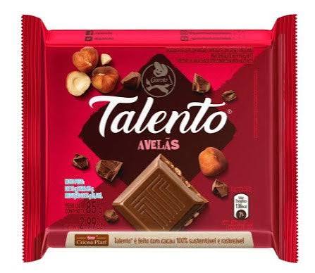 Garoto Chocolate Talento Avelãs 85g
