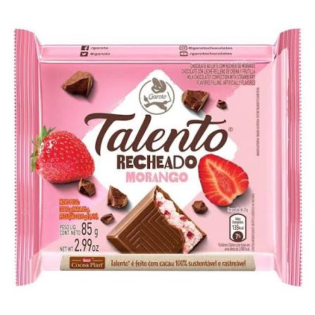 Garoto Talento Morango 85g